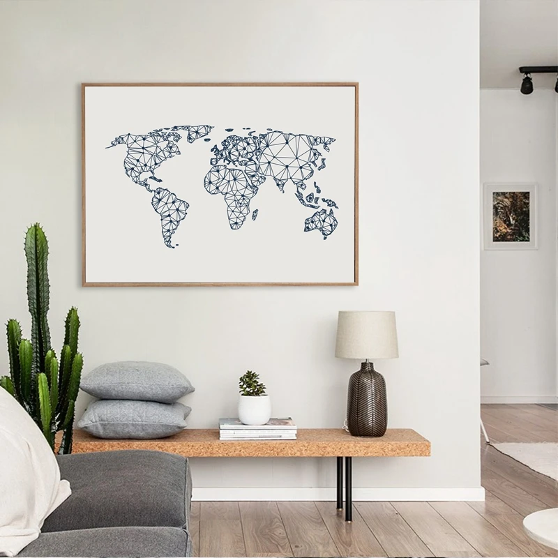Картина на холсте картина стену абстрактная карта мира|wall pictures|map of the worldmap world |