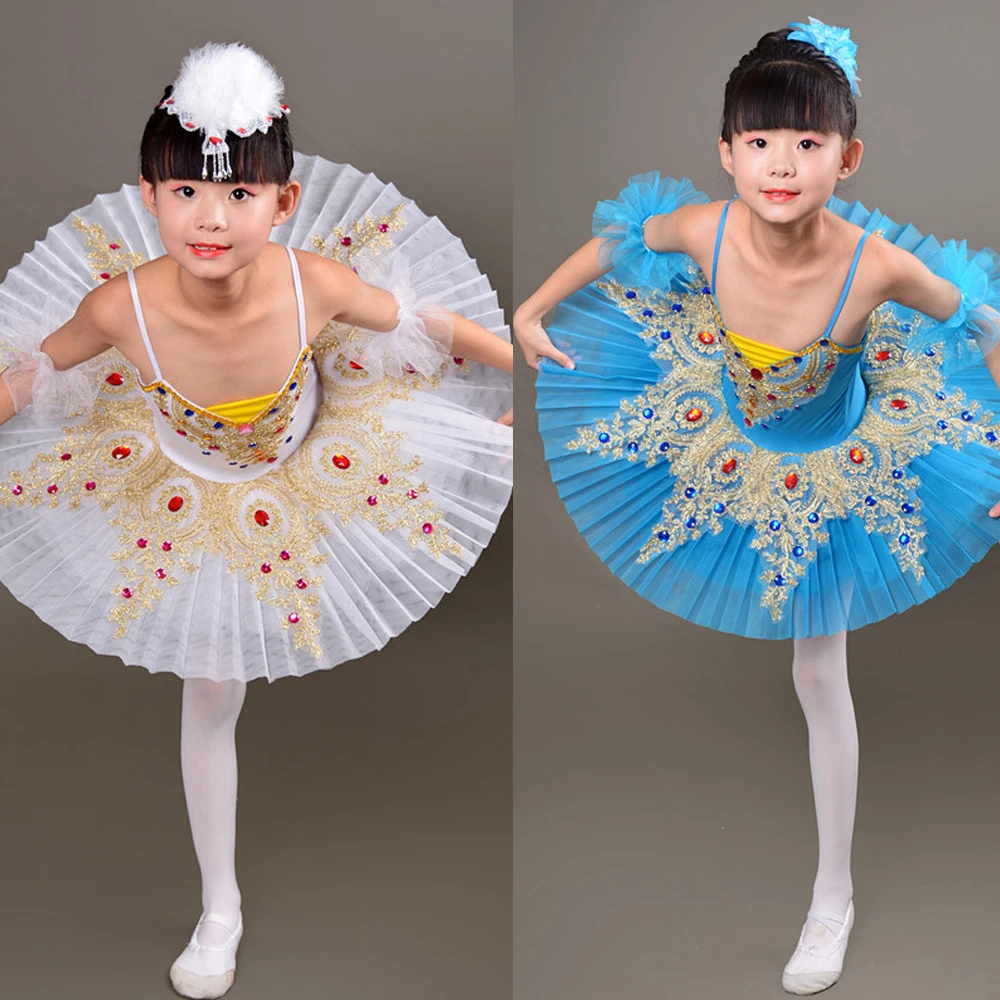 Детские блестящие балетные костюмы с лебедем и озером профессиональное балетное
