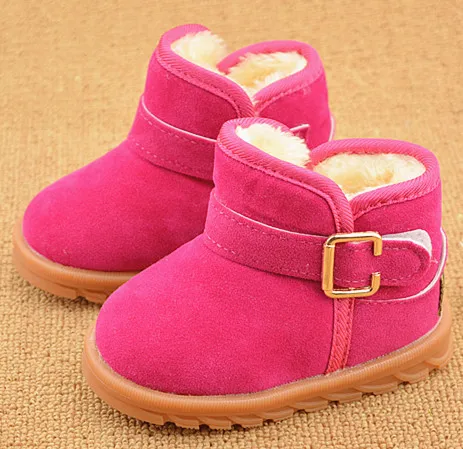 Детские зимние сапоги с плюшевой подкладкой 11 18 см|winter children snow boots|fashion kids bootskids boots