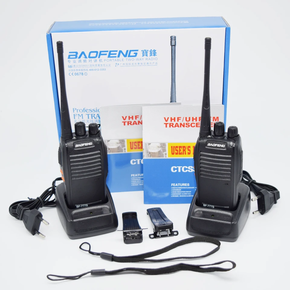Портативная рация Baofeng 2 шт. портативная двухсторонняя UHF400.00 470 00 МГц высокое