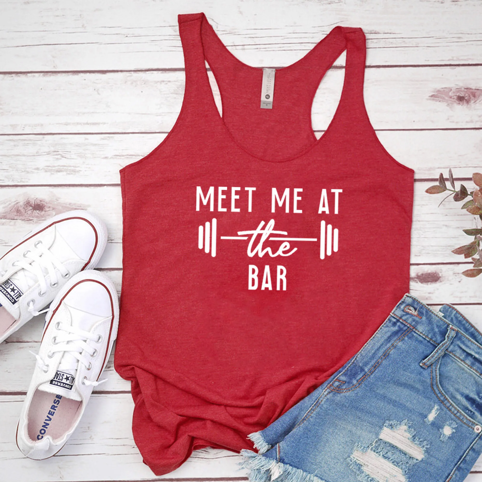 Майка Meet Me At The Bar Женская модная футболка для тренировок с забавным графическим