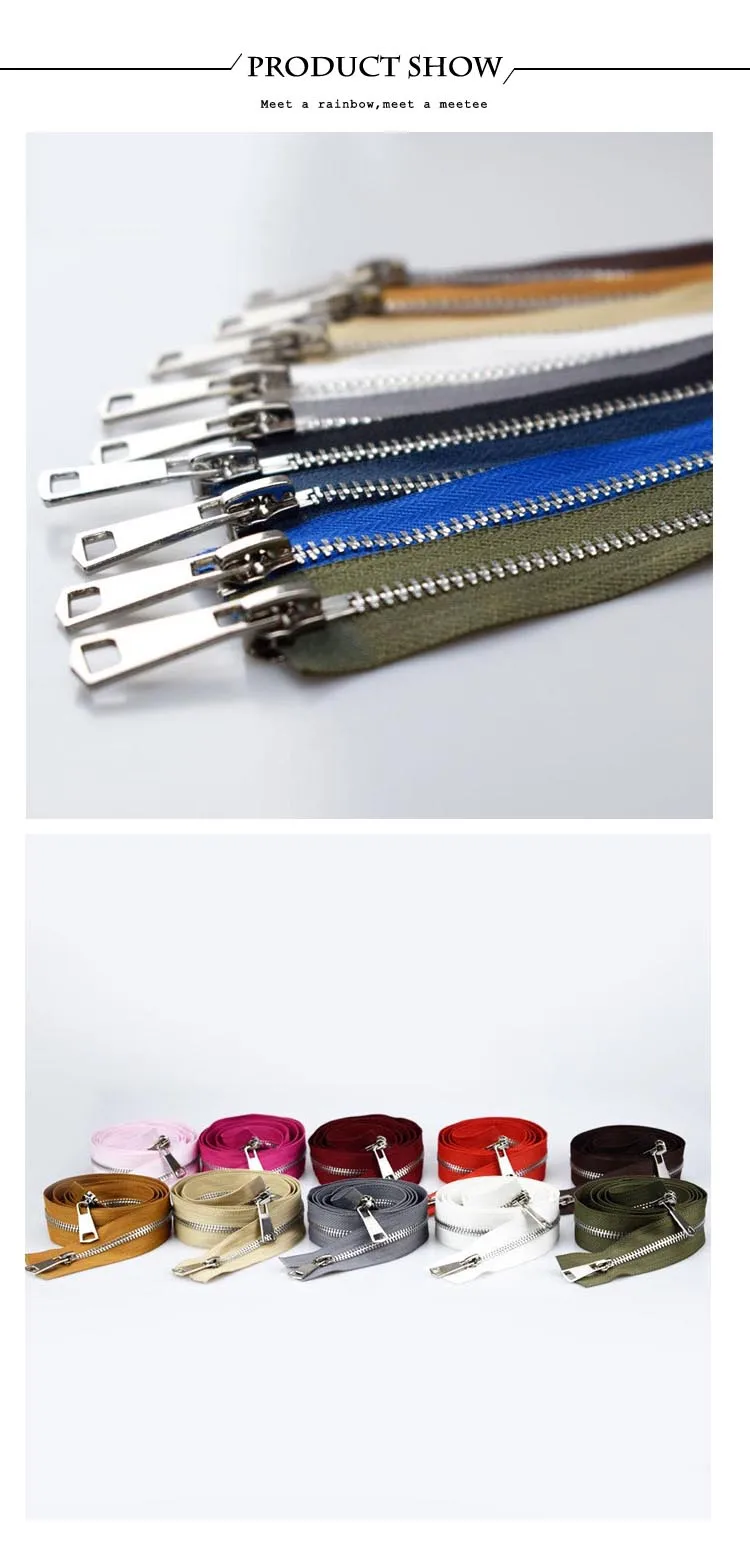 Meetee 120 см 5# Двойные ползунки Металлические молнии DIY пуховики пальто двойной открытый конец длинная молния аксессуары для одежды 12 цветов A3-8