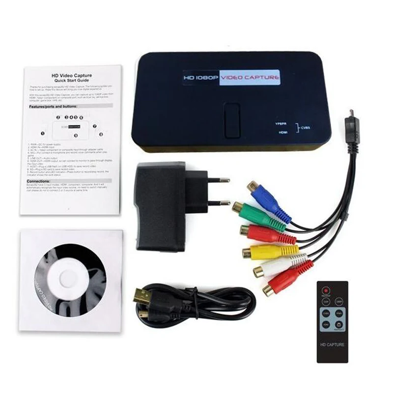 Видео Захват автомобиля HDMI SD карта для xbox 360 конвертировать или YPbPr видео в USB