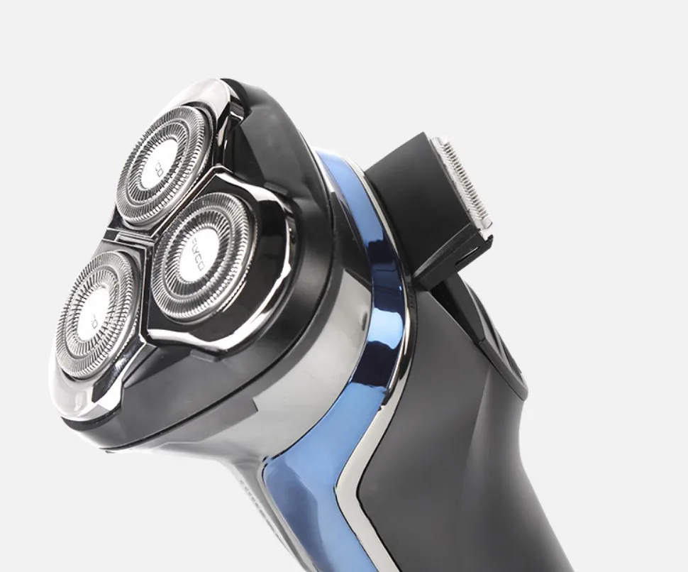 Flyco fs375 борода клипер Глобус электрическая Мужская бритва 3D плавающий умный человек бритва перезаряжаемый всплывающий триммер дополнительные 3 шт. лезвие FR8