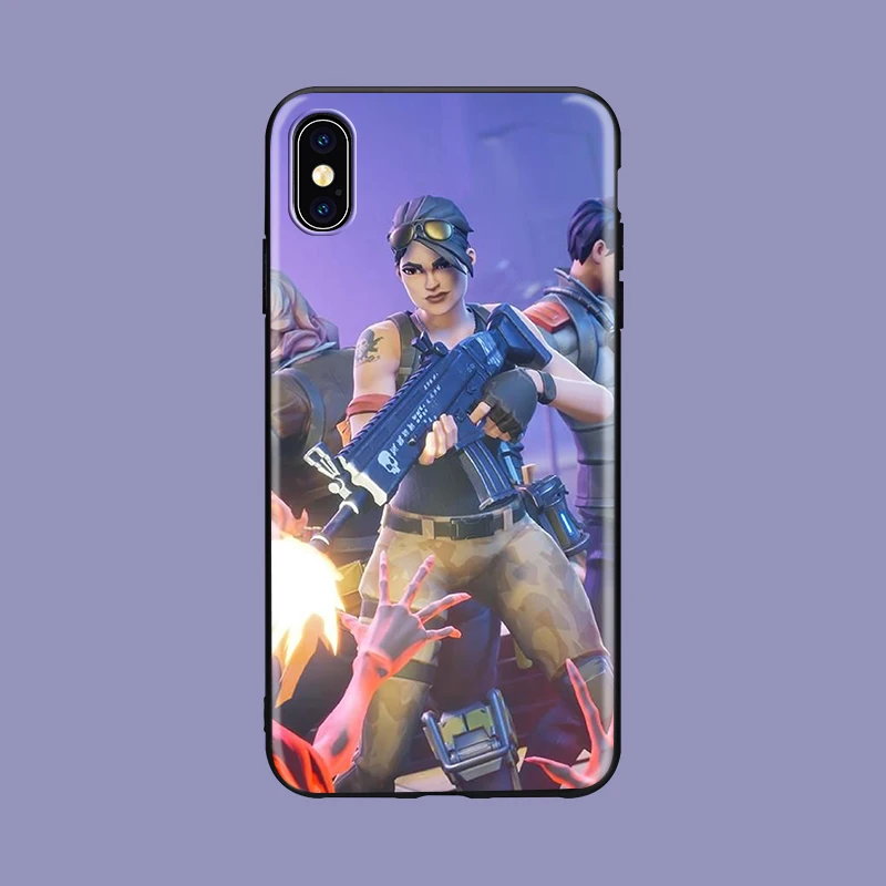 Battle Royale мягкий силиконовый черный чехол для телефона для iPhone11 pro 5 5S se 6 6s 7 8 plus X Xs XR max для Apple 7plus - Цвет: 755