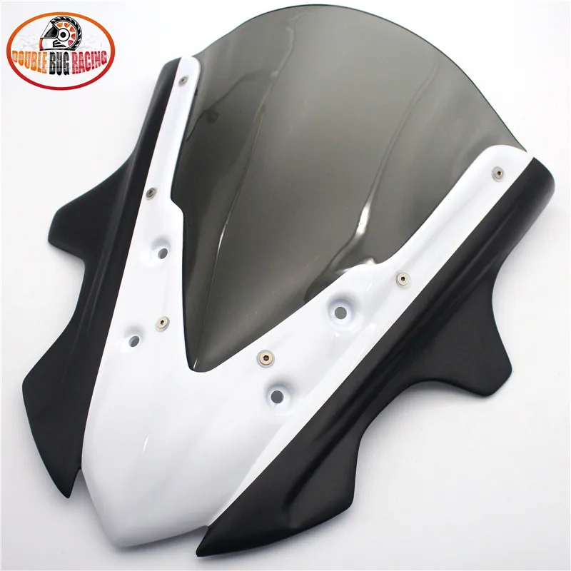 white smoke Мотоцикла Viser козырек ветрового стекла дефлектор ветрового стекла для HONDA CBR650F CBR-650F- CBR 650 F - Цвет: white smoke