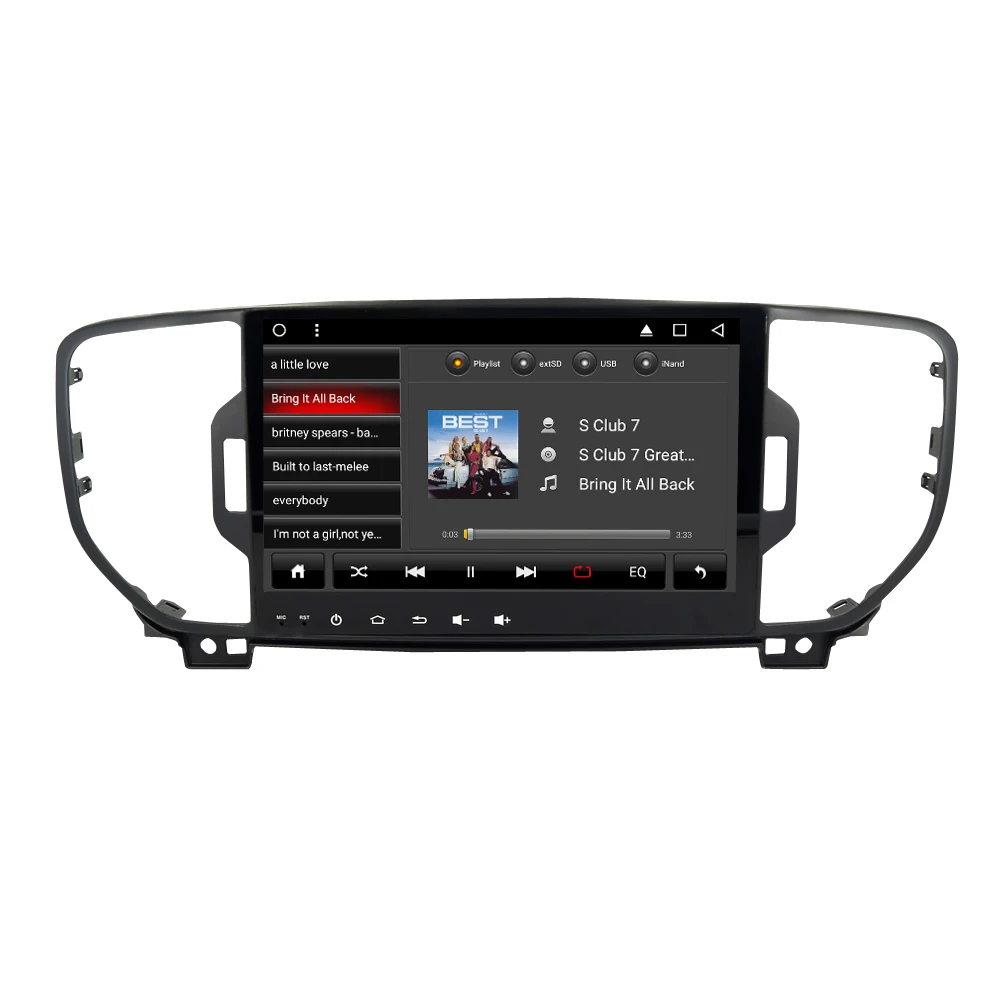 9 &quotHD Android стерео dvd-плеер GPS ГЛОНАСС мультимедиа для Kia Sportage 2015 2016 Авто Wi-Fi Navi Радио