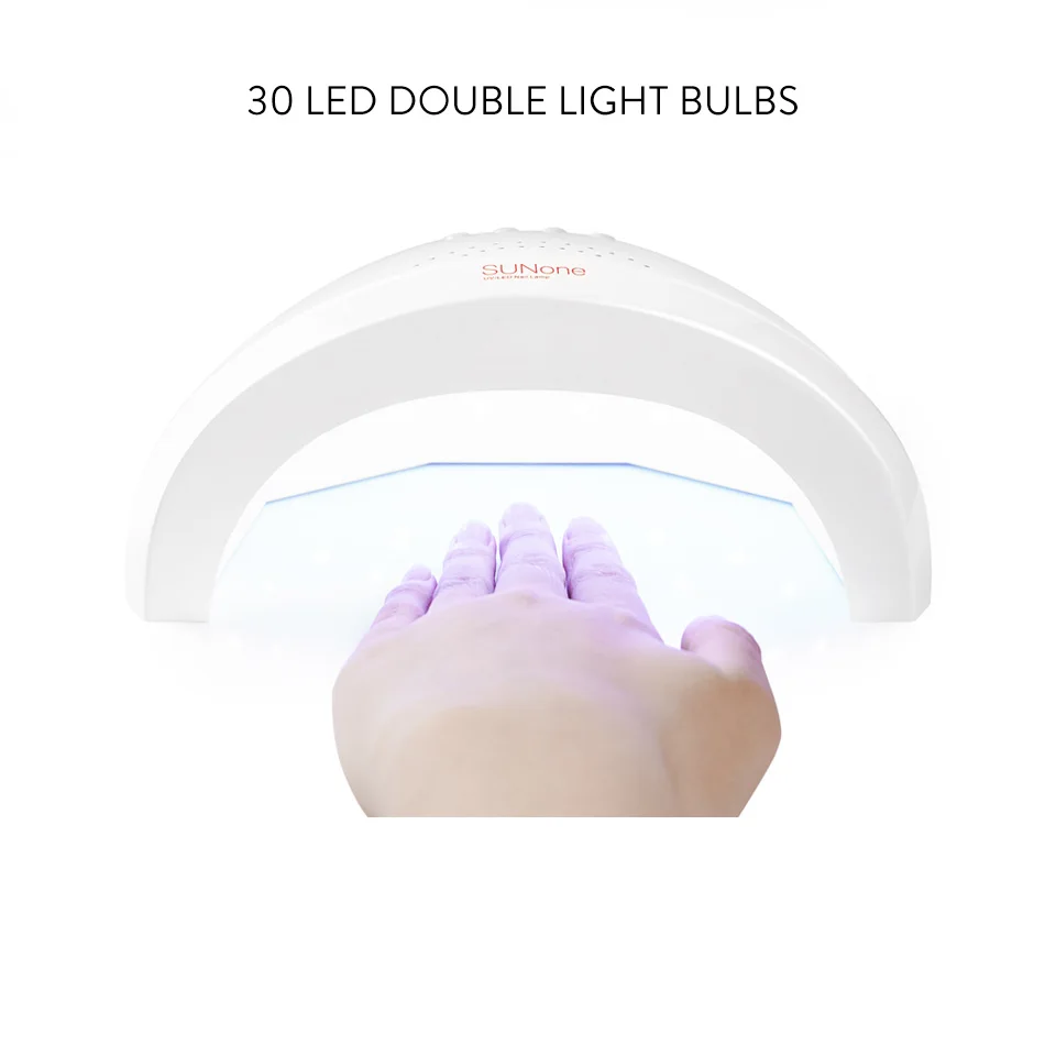 Bevili цвет SUNone профессиональный UV led лампа для ногтей 48 Вт Сушилка белый свет УФ