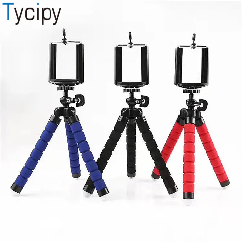 Tycipy Гибкая Губка Осьминог штатив мини телефон подставка держатель для смартфона