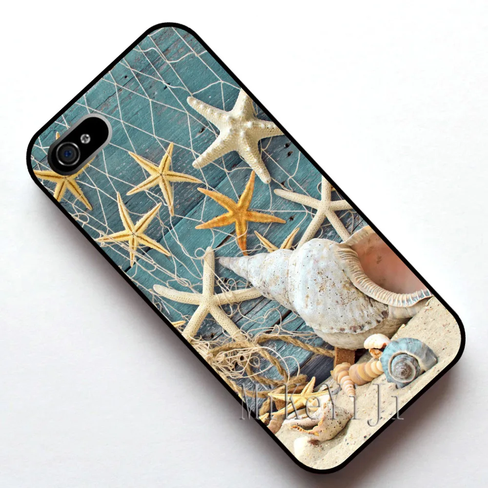 #12050 Пляж Морская звезда чехол для Apple IPhone 4S 5 5S SE 5C 6 6S Plus плюс | Мобильные телефоны и
