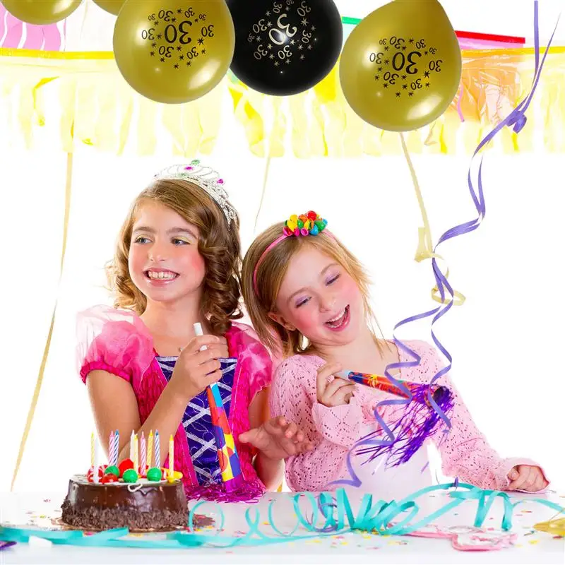 FunPa 100 шт воздушные шары для вечеринок декоративные цифры латексные шарики с