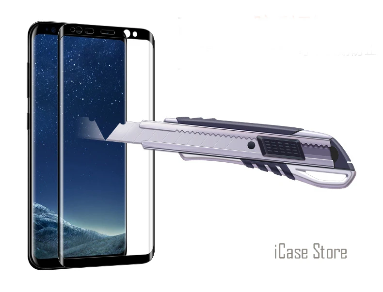 Полный охват 3D изогнутое закаленное Высокопрочное Стекло пленка для Samsung Galaxy S8/S8