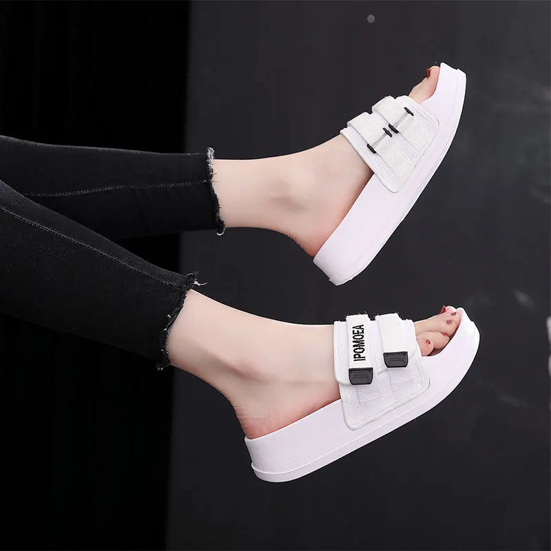 Новинка 2019 года летние пляжные пробковые шлепанцы повседневные сандалии сабо с