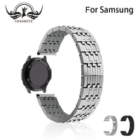 22mm for gear s3 classic frontier r760 r770 stainless steel watchband for samsung galaxy watch 46mm band wrist strap bracelet