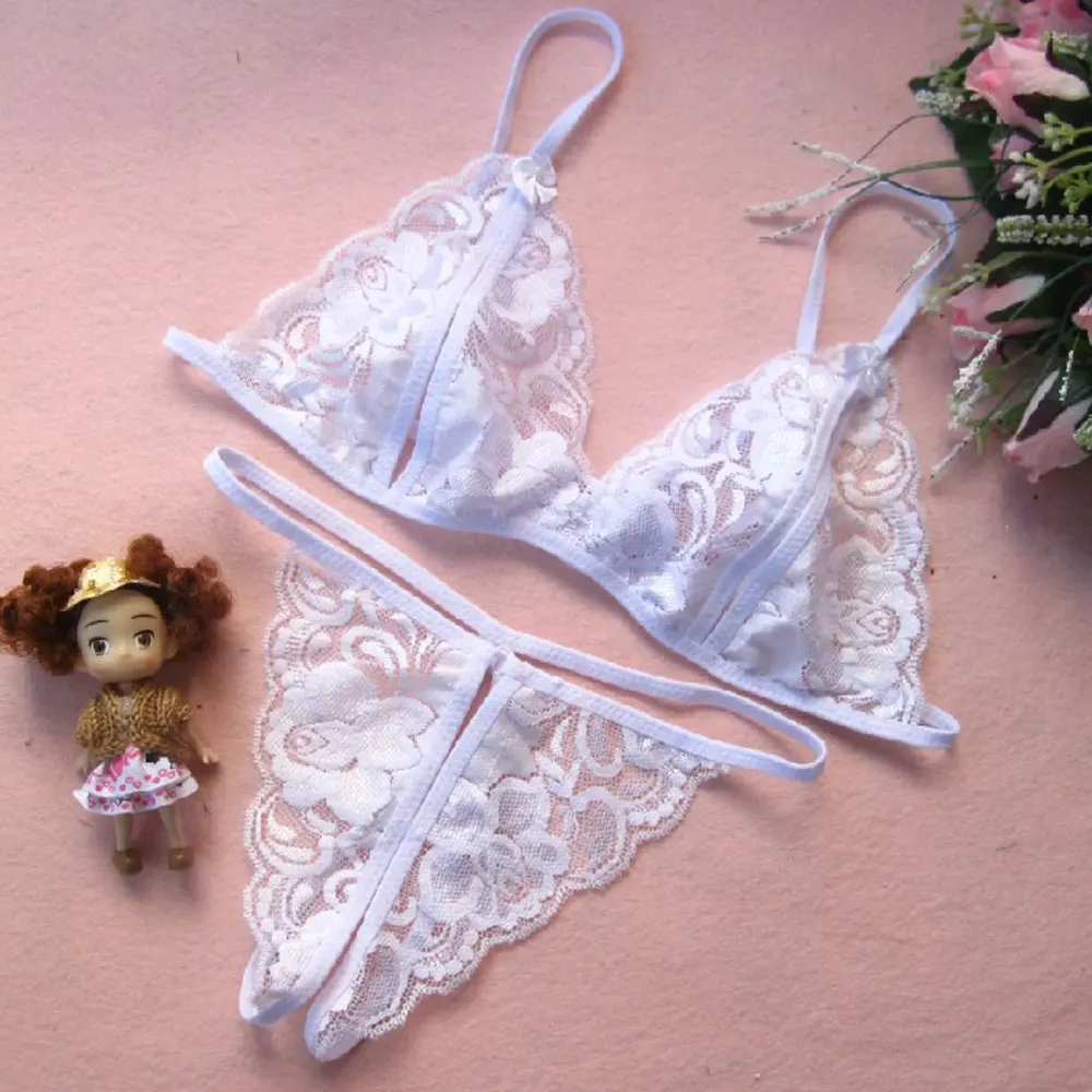 Комплект сексуального женского белья из 2 предметов кружевной комплект нижнего