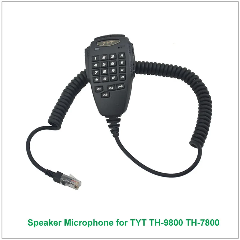 Оригинальный TYT 6 контактный DTMF ручной микрофон для TH 9800 TH9800 TH7800 любительский