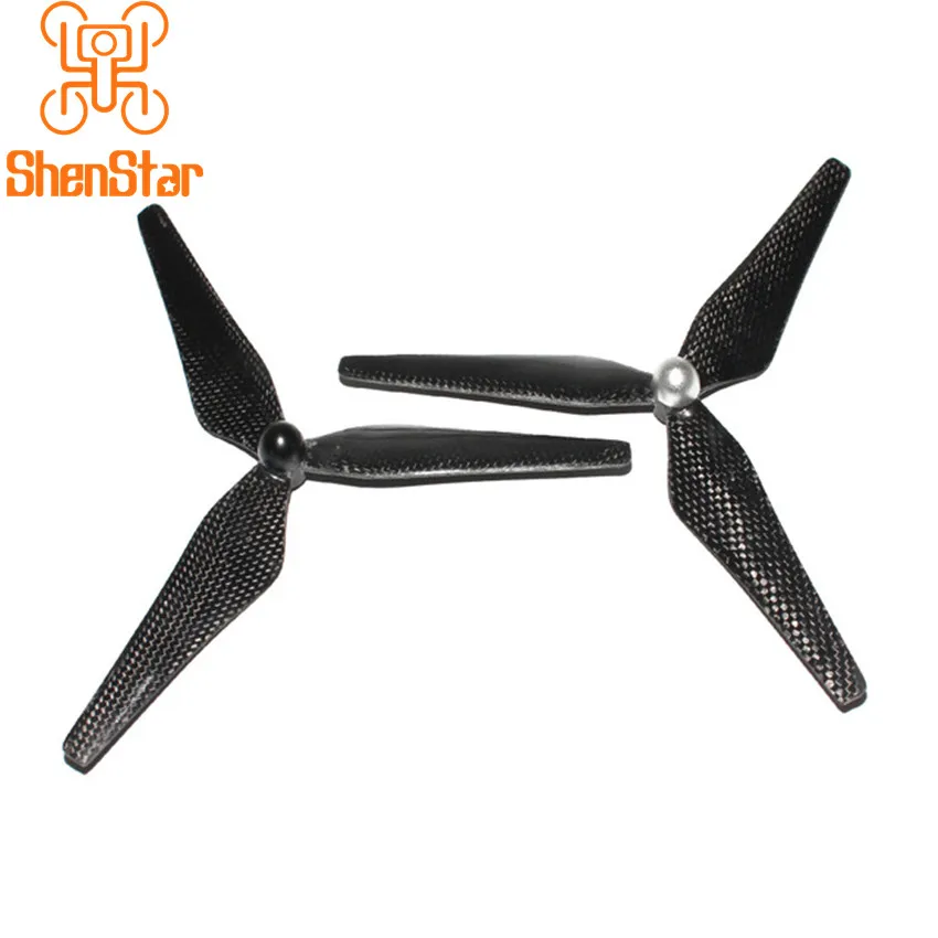 

1 пара CW + CCW 9450 пропеллеры из углеродного волокна в форме клевера 3- Props для RC Racing Drone Racer аксессуары
