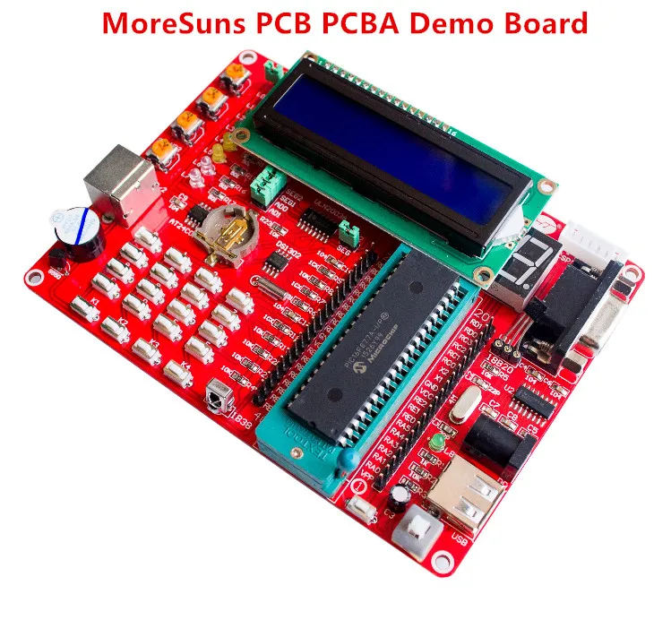 2 шт. обучающая плата PIC микроконтроллер Экспериментальная макетная 16F877A