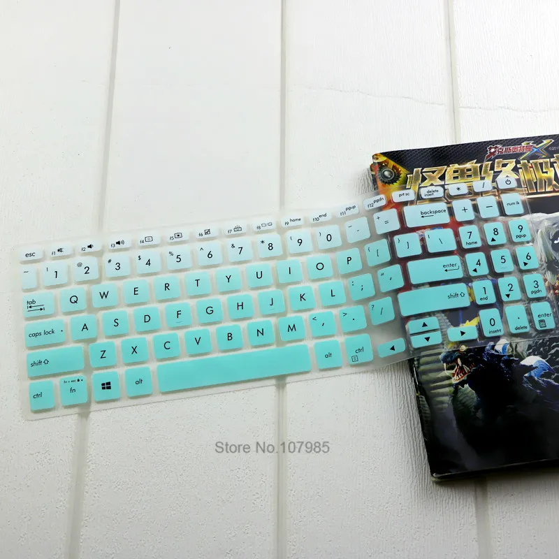 GradualSkyblue 15,6 дюйм чехол для клавиатуры для ухода за кожей кожи Asus VivoBook 15 X512FL X512UF X512UA X512FA X512da X512UB F512 F512U F512DA X512 Y5000U - Цвет: GradualSkyblue