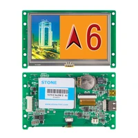 stone 4 3 inch graphic tft lcd module intelligent control board touch screen display hmi embedded software with uart interface
