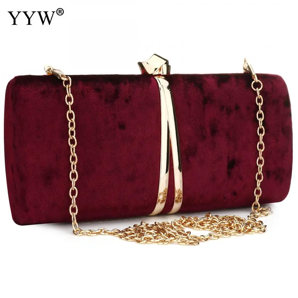 YYW бордовые сумки клатчи для женщин 2019 роскошные женские дизайнерские Элегантные