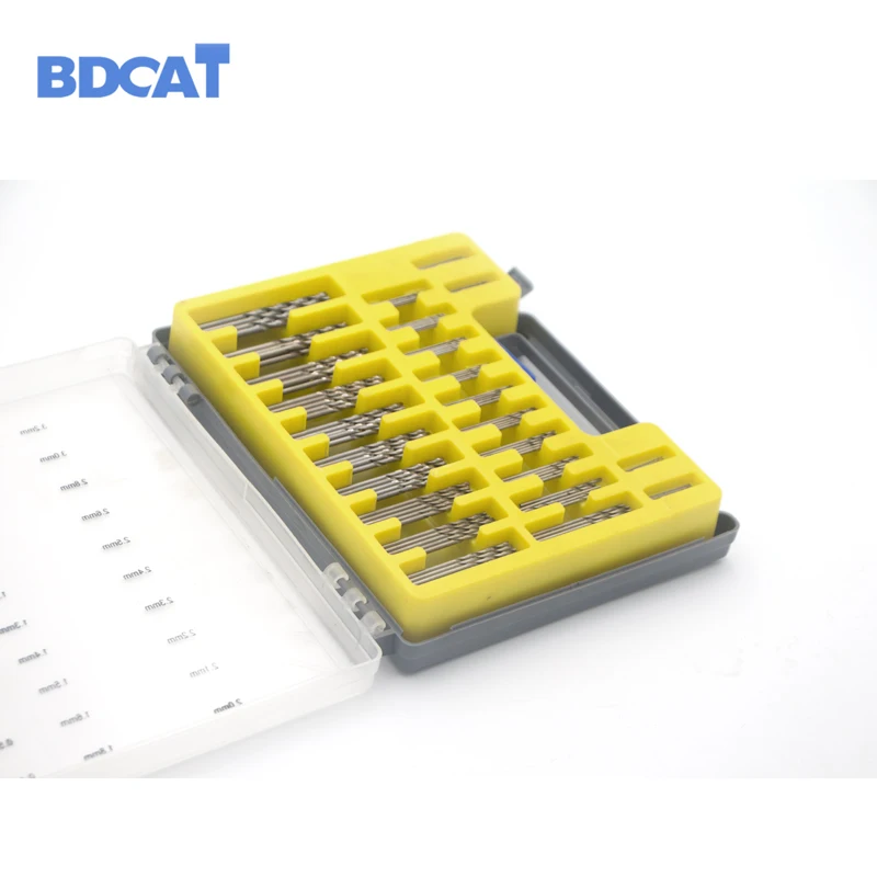 BDCAT 150 шт. набор быстрорежущих сверл 0 4 3 2 мм прецизионное сверло для поделок