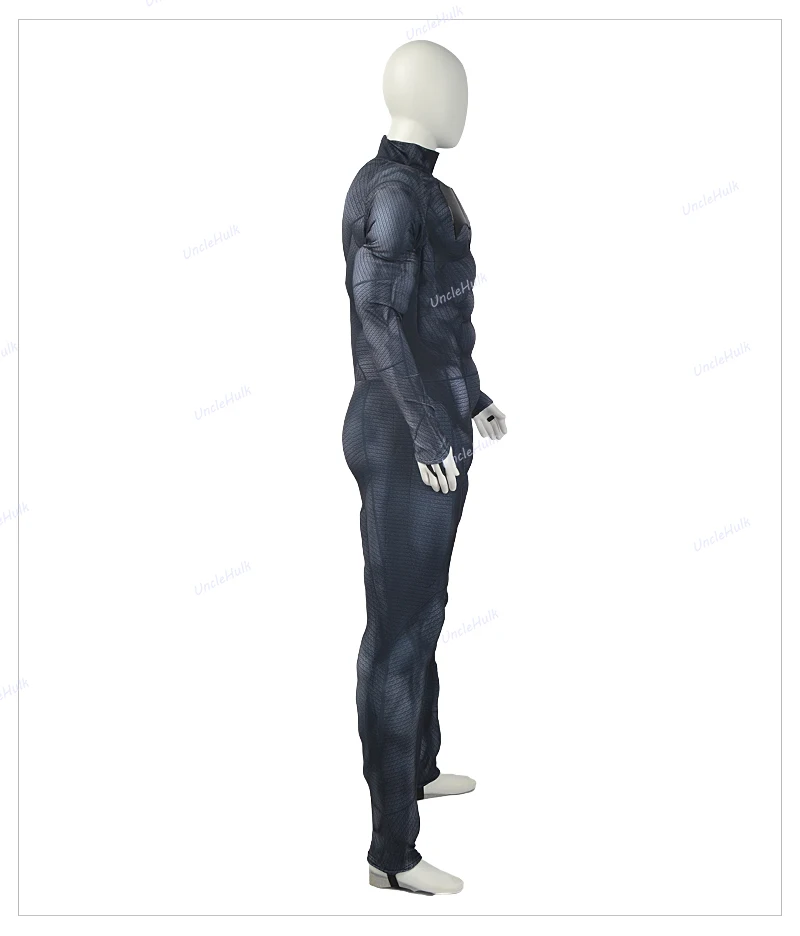 Темно-серый костюм Бэтмена из лайкры Zentai-с шелковой нитью | UncleHulk