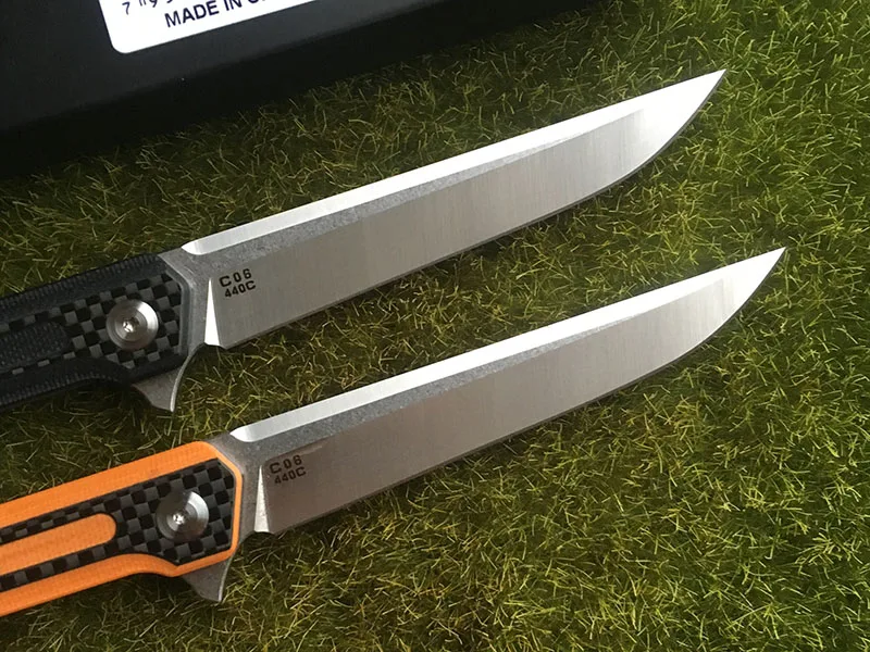 STEDEMON C06 Флиппер Складной нож 440C Лезвие KVT G10 ручка из углеродного волокна для кемпинга охоты Открытый карманный нож для выживания EDC