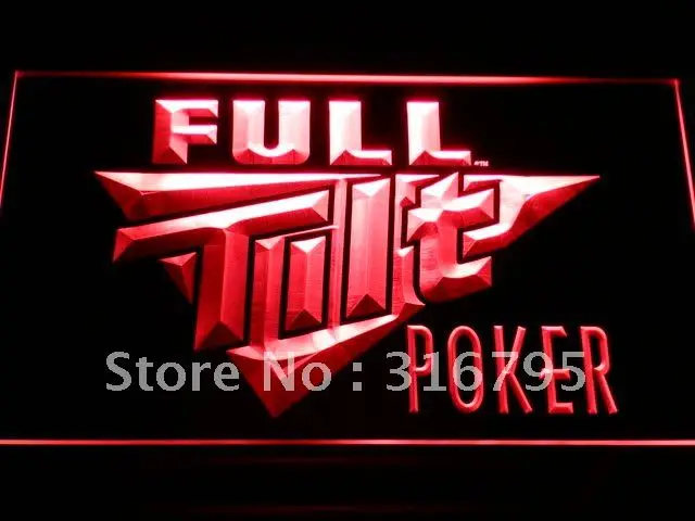 

E049 Полный наклон покер светодиодный неоновый светильник знаки с вкл/выкл переключатель 20 + цвета 5 размеров на выбор