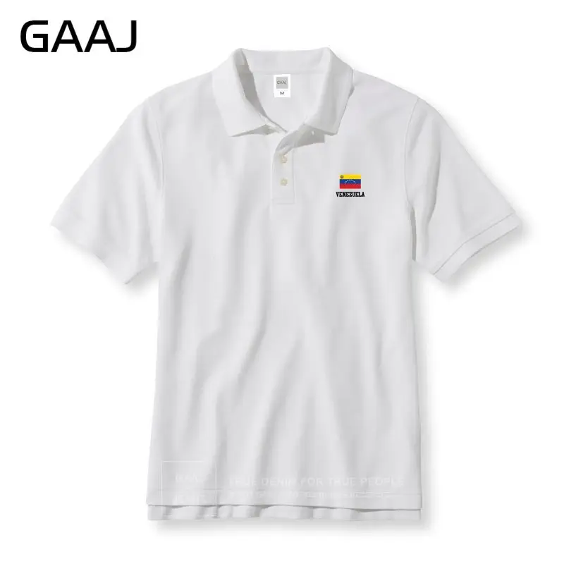 GAAJ Venezuela Flag Polo рубашки для мужчин и женщин унисекс повседневные однотонные летние рубашки поло для мужчин Деловая и Повседневная рубашка высокого качества# 4XE8F