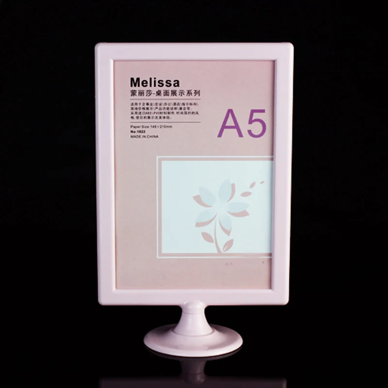 (10 units/pack) Plastic Desk Standing Tabletop Menu & Leaflet Holders ADS011 | Дом и сад