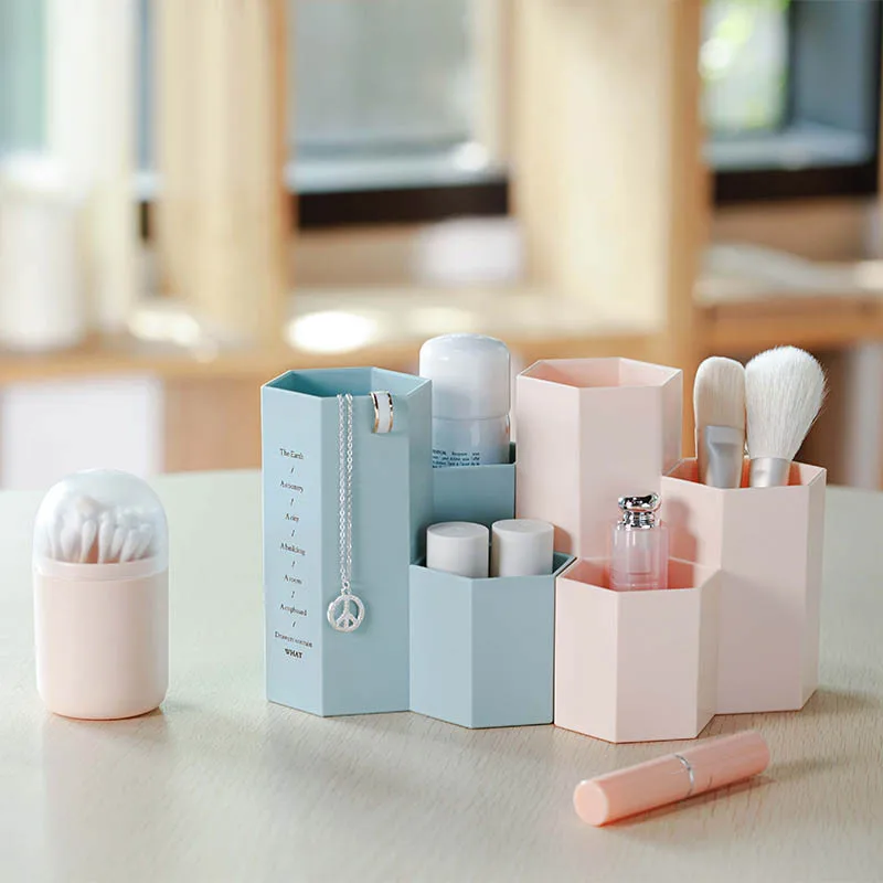 Модный многофункциональный органайзер для офиса коробка макияжа косметический