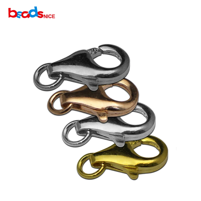 

Beadsnice Sterling Silver Lobster Clasp for Necklace Diy Jewelry Making Handmade Chain Clasp 25093