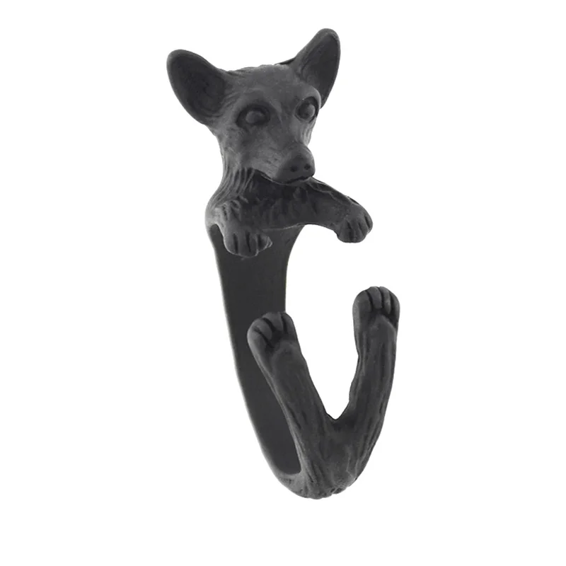 Fei Ye лапы Винтаж кольцо с чихуахуа Анель хиппи для животных собак в стиле бохо