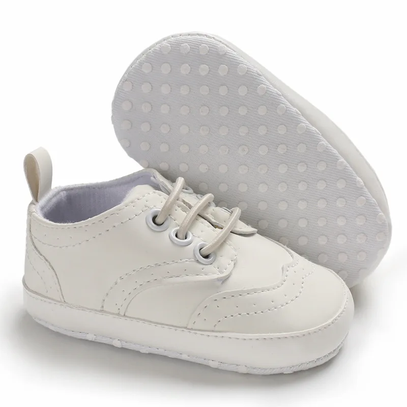 Повседневная однотонная повседневная обувь с галстуком для мальчиков|Обувь