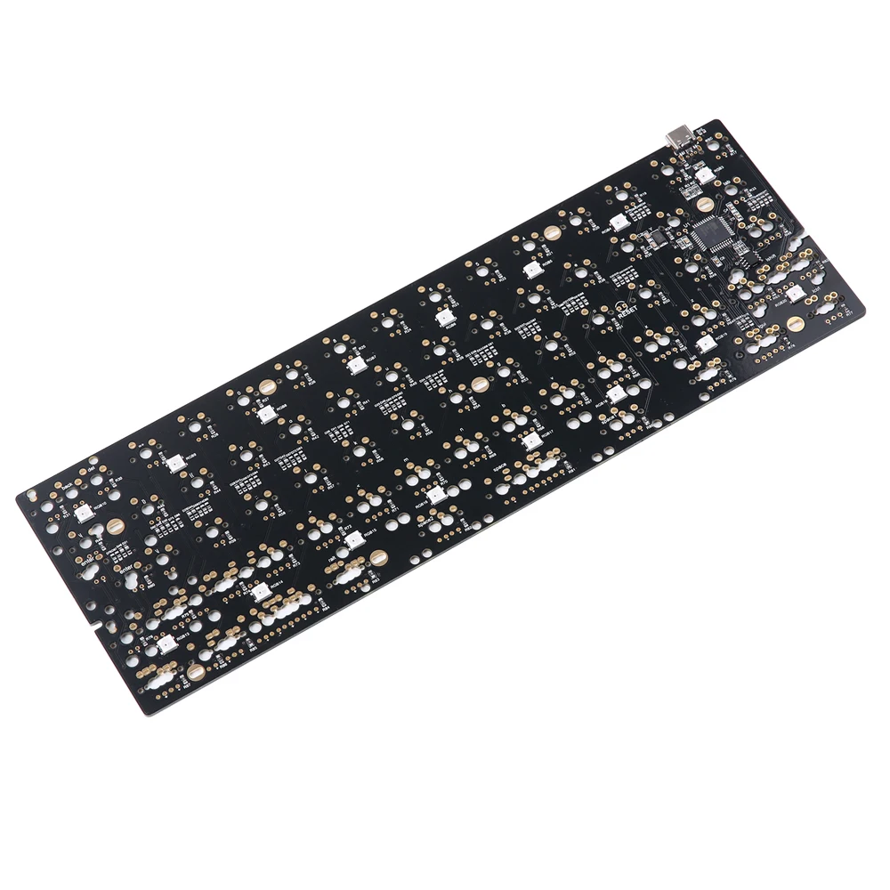 V3 DZ60 PCB 60% макет Mini usb/type C интерфейс с RGB undergrow supprt стрелка ключ для пользовательской