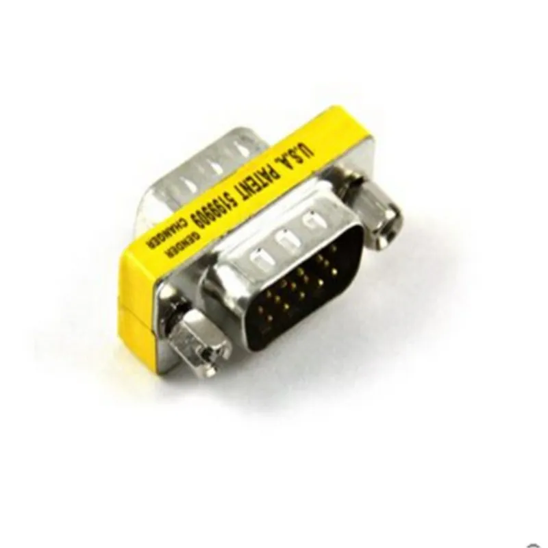 100 шт. 15 Pin VGA SVGA Пол смены адаптер разъем M/M папа-папа | Компьютеры и офис