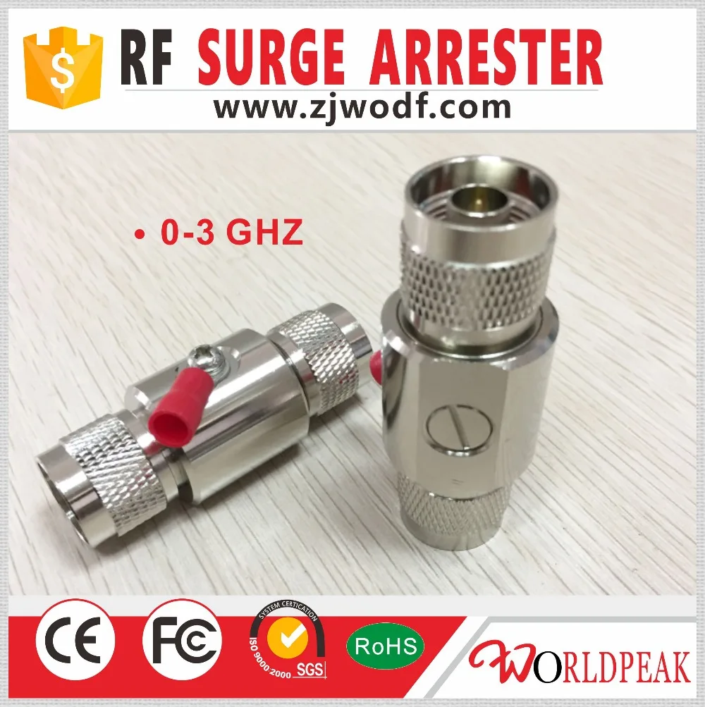Бесплатная доставка 1 шт. радиочастотный молниеотвод 0 3 ГГц штекер N