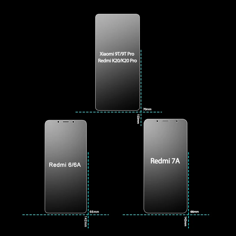Защита для экрана Redmi K20 Pro закаленное стекло 2.5D 9H Защитная пленка телефона защита