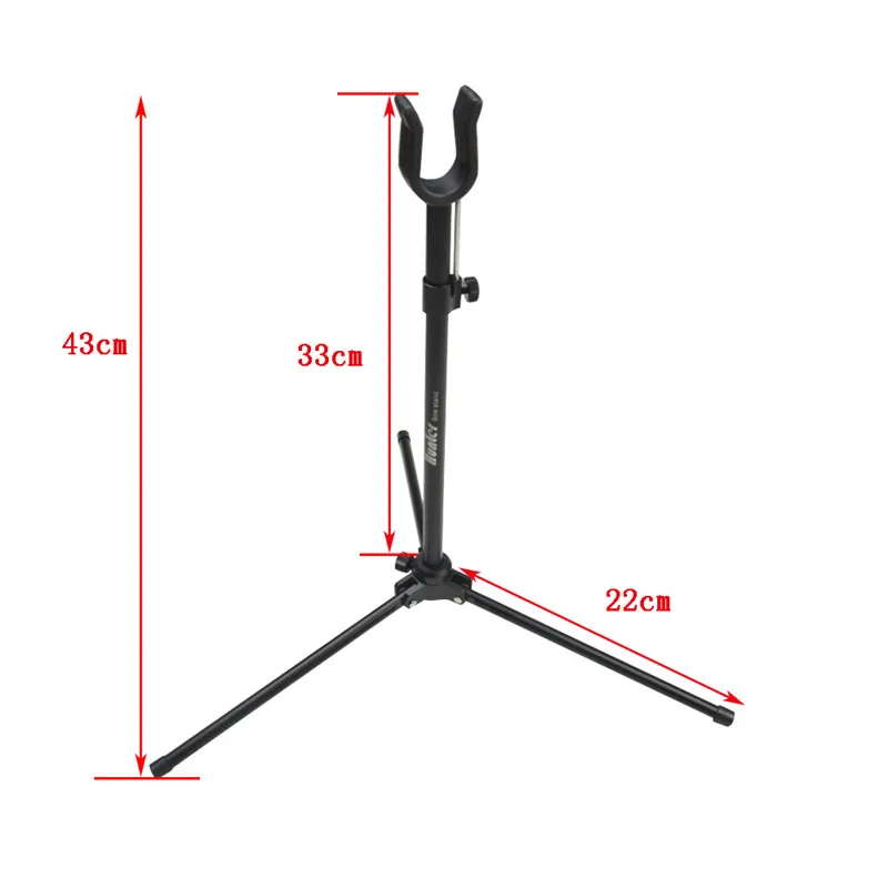 Archery Bow Stand Aluminum Alloy Protable Foldable Recurve Outdoor Hunting Shooting Accessories Bracket Rack | Спорт и развлечения