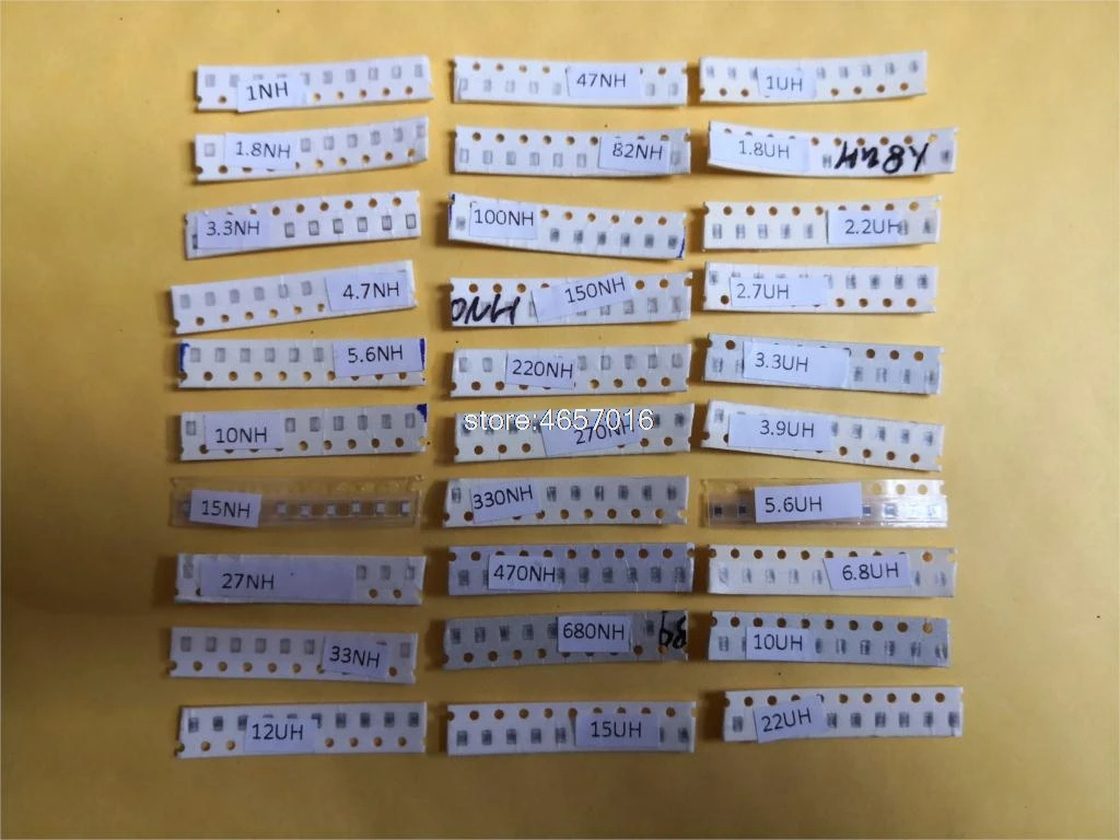 0805 SMD Inductor 30valuesX20pcs=600pcs/LOT 1NH-22UH Electronic Components Package Assorted Ki | Обустройство дома