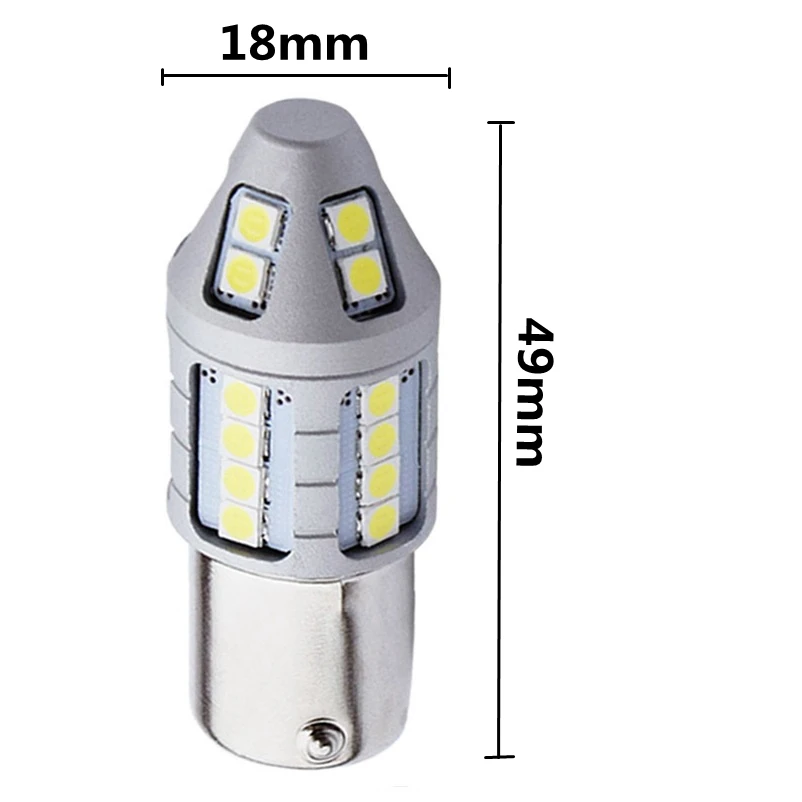1156 BA15S P21W супер яркий 30 светодиодный 3030 SMD Автомобильный задний фонарь тормозной