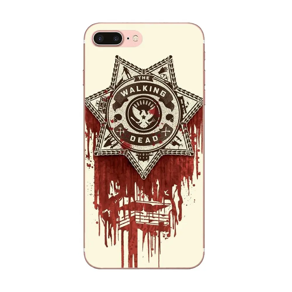Мягкий мобильный телефон для Sony Xperia Z Z1 Z2 Z3 Z4 Z5 compact Mini M2 M4 M5 T3 E3 E5 XA XA1 XZ Premium The Walking Dead