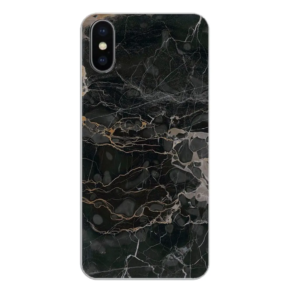 For Huawei Honor 8 8C 8X 9 10 7A 7C Mate 20 Lite Pro P Smart Plus Silicone Skin Cover White Black Marble Stone texture patter |