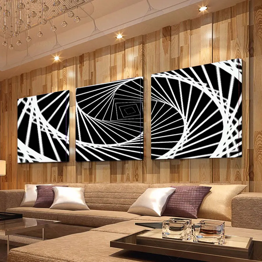 HD печать плакат Модульная картина 5 шт. холст искусство настенные картины черный