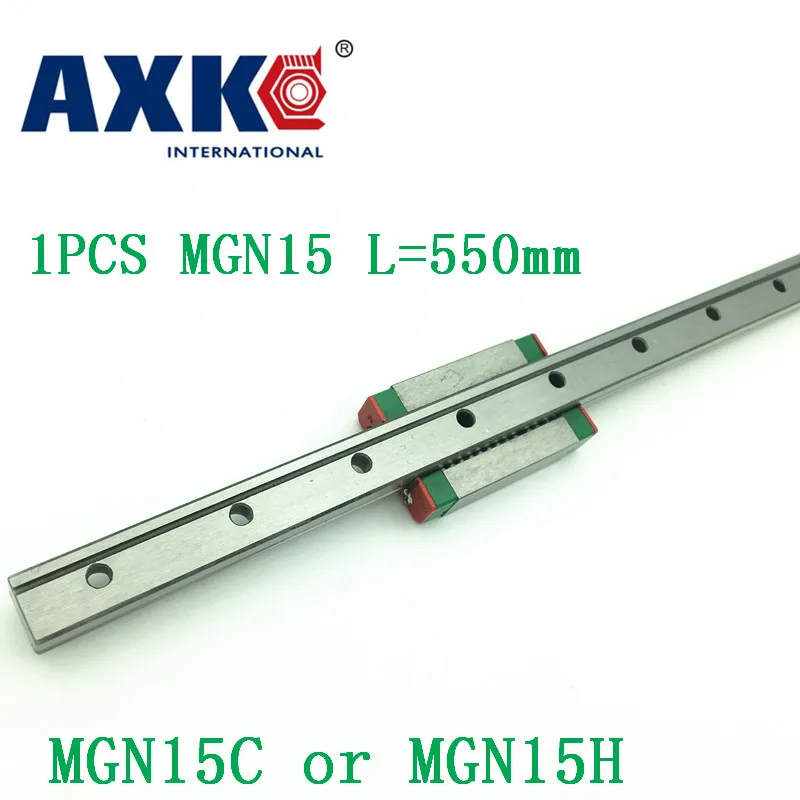 

15mm Linear Guide Mgn15 L=550mm Linear Rail Way + Mgn15c Or Mgn15h Long Linear Carriage For Cnc X Y Z Axis