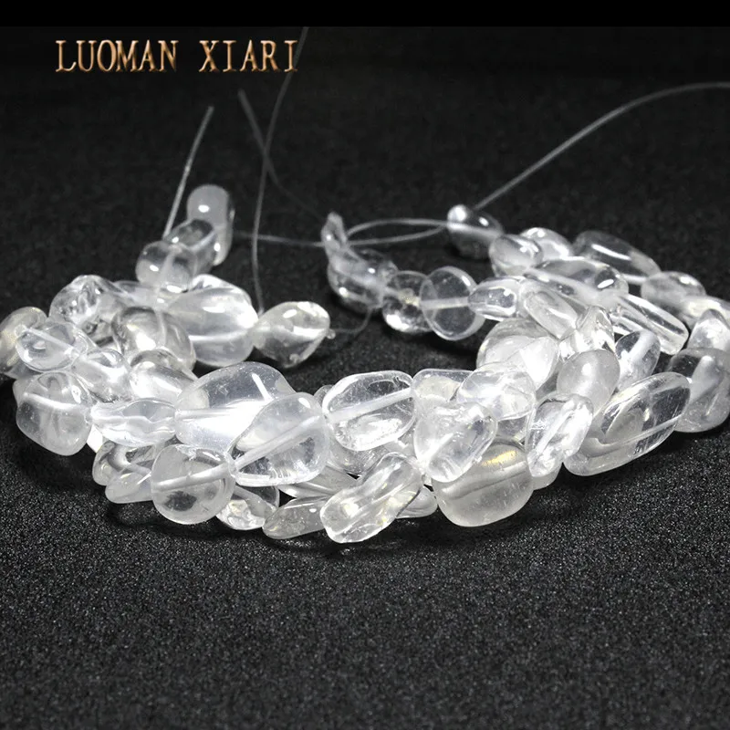 LUOMAN XIARI AAA неправильной формы 9-12 мм прозрачные кристаллы натурального камня
