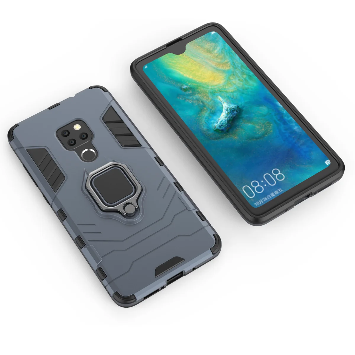 Ударопрочный защитный чехол с подставкой для huawei mate 9 10 20, усиленная защита, Жесткий Чехол из ТПУ для huawei mate 20X20 Pro
