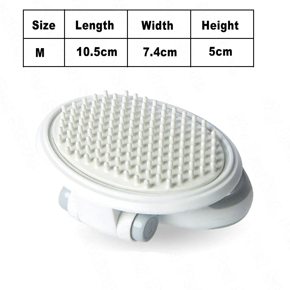 Cat Massage Brush DELE, регулируемая Массажная щетка для питомцев, для кошек, щенков, для удаления волос, расческа для кошек, собак, многоугольный инструмент для ухода за волосами - Цвет: Cat Massage Brush