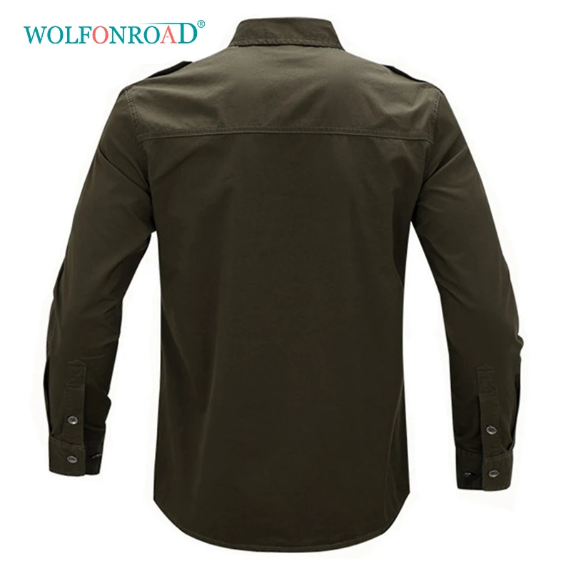 WOLFONROAD, мужские рубашки с длинным рукавом, летние, походные, для кемпинга, для улицы, горные рубашки, 5XL размера плюс, спортивная одежда, треккинговые мужские рубашки
